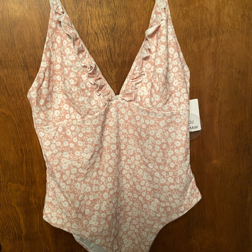 Lost + Wander Blush Floral One Piece